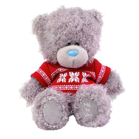 5" Wearing Red Snowflake T-Shirt Me to You Bear £4.80